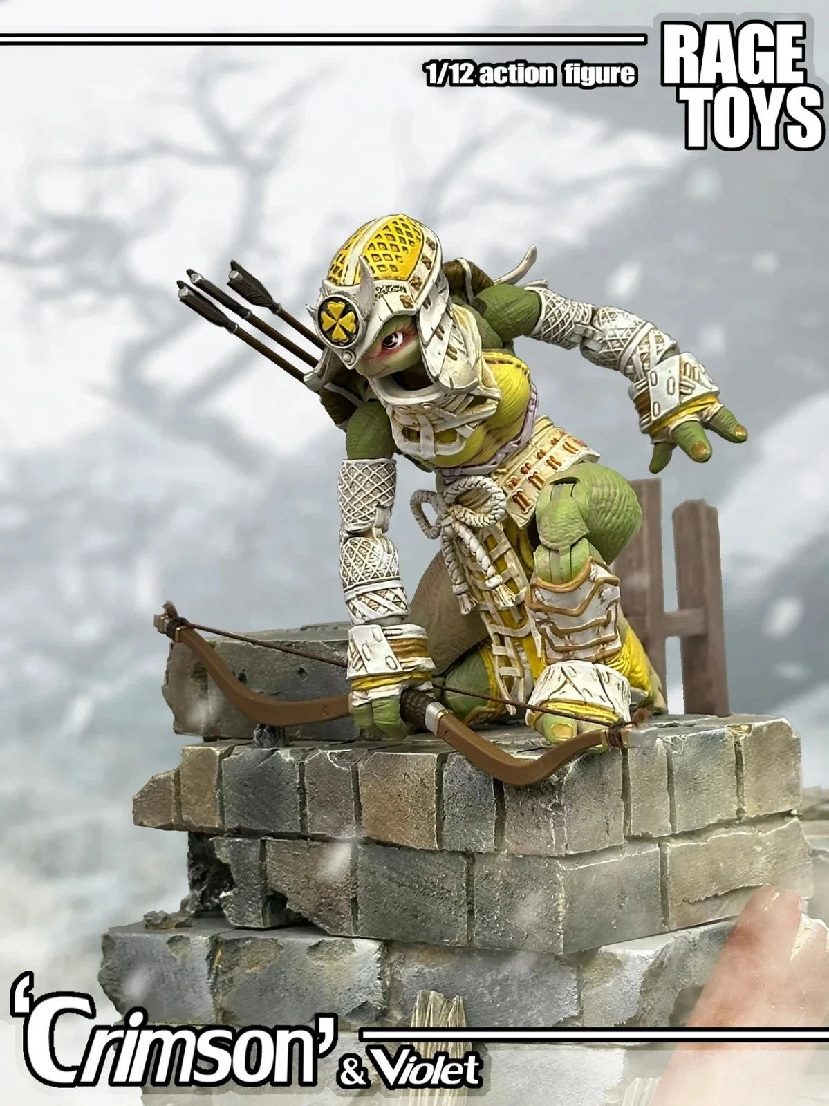 Rage Toys Samurai Force Turtle sisters Crimson