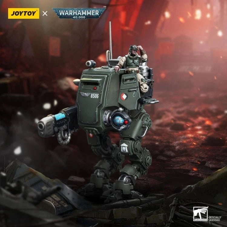 JoyToy Warhammer 40K Astra Militarum Cadian Armoured Sentinel 1/18 Scale Action Figure