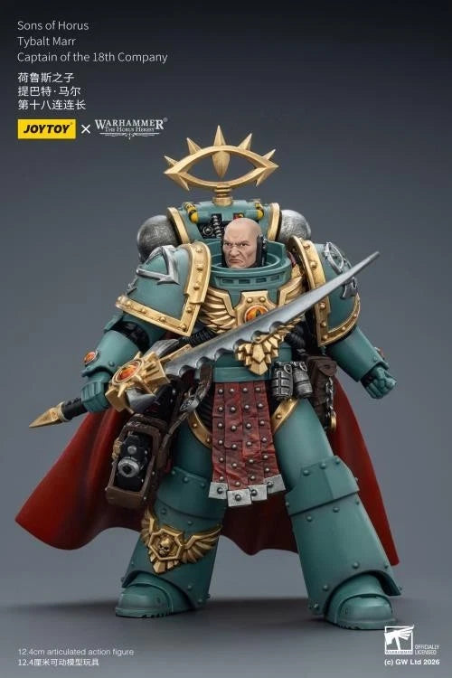 Warhammer 40k Joytoy Sons of Horus Captain Tybalt Marr 1 18 scale 30k UK
