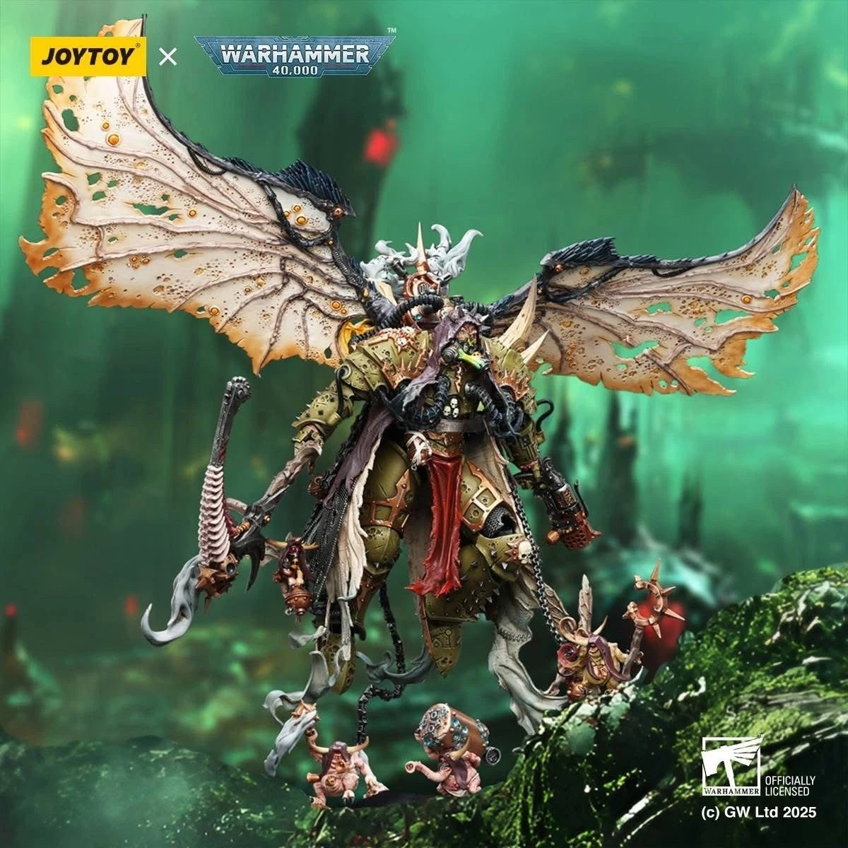 Warhammer 40k Joytoy Mortarion Daemon Primarch Death Guard Chaos 1 18 figure UK