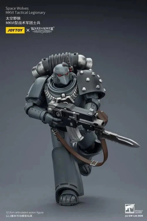 Warhammer: The Horus Heresy JoyToy Space Wolves MKVI Tactical Legionary 1/18 Scale Action Figure
