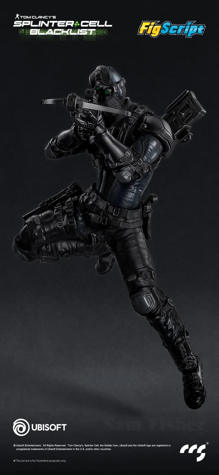 Figscript Sam Fisher Splinter Cell: Blacklist 1/12 scale action figure