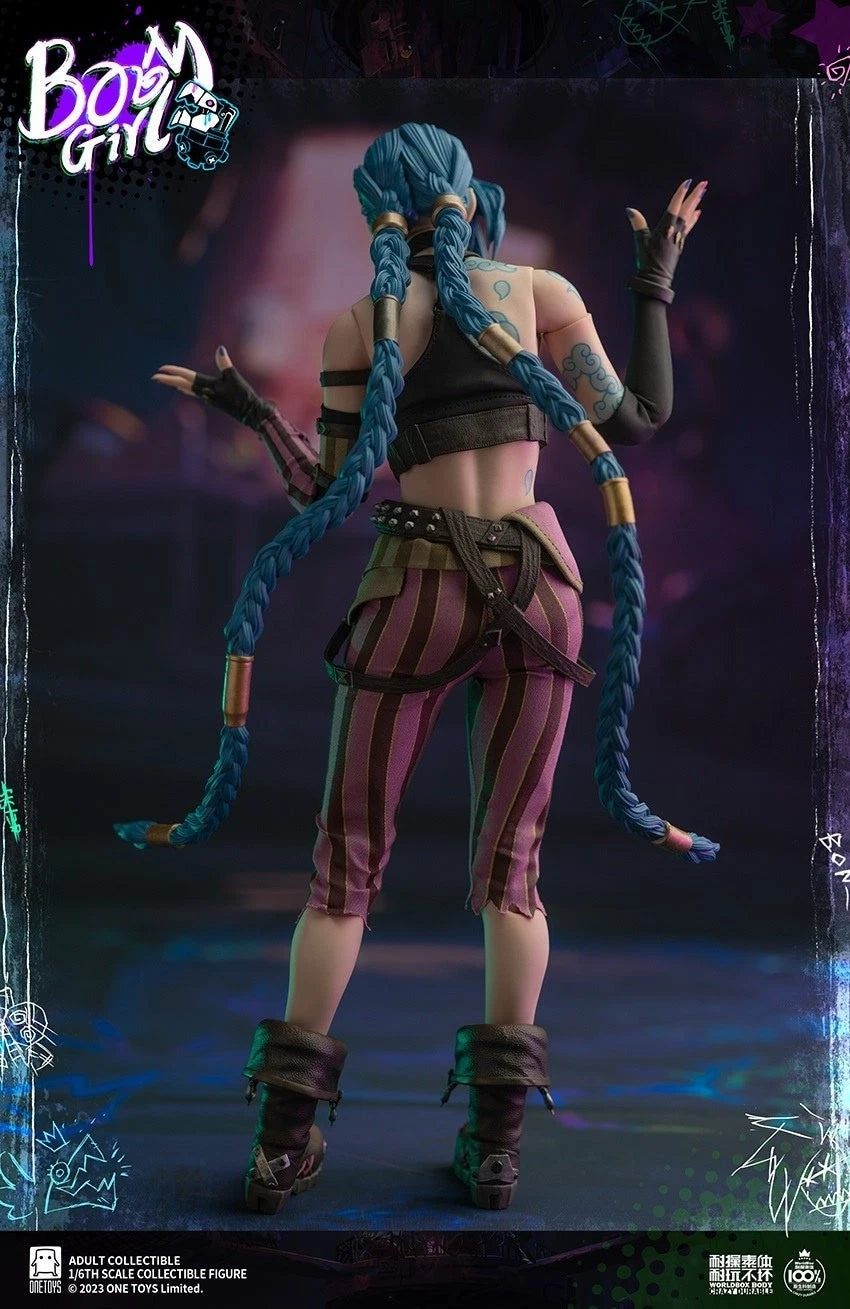 Onetoys Arcane League of Legends Jinx deluxe 1/6 scale action figure (12")