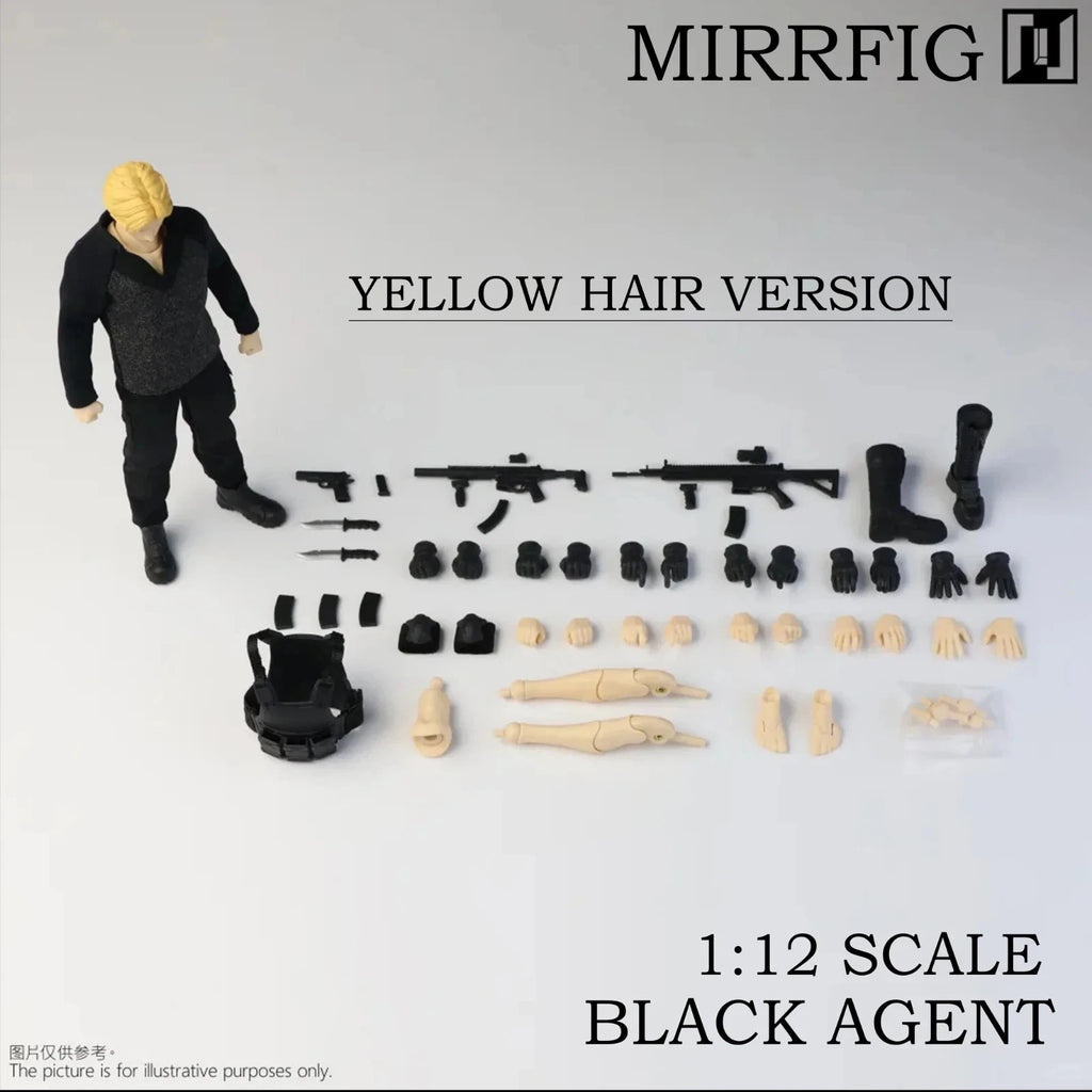 Mirrfig male soldier action body #2 1/12 scale action figure