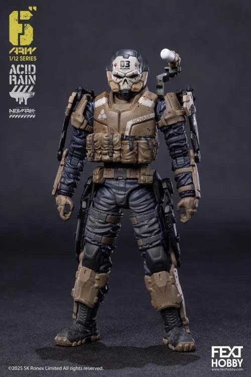 Acid Rain World: Novark Wave 1 four figures Fext 1/12 Scale Action Figures UK