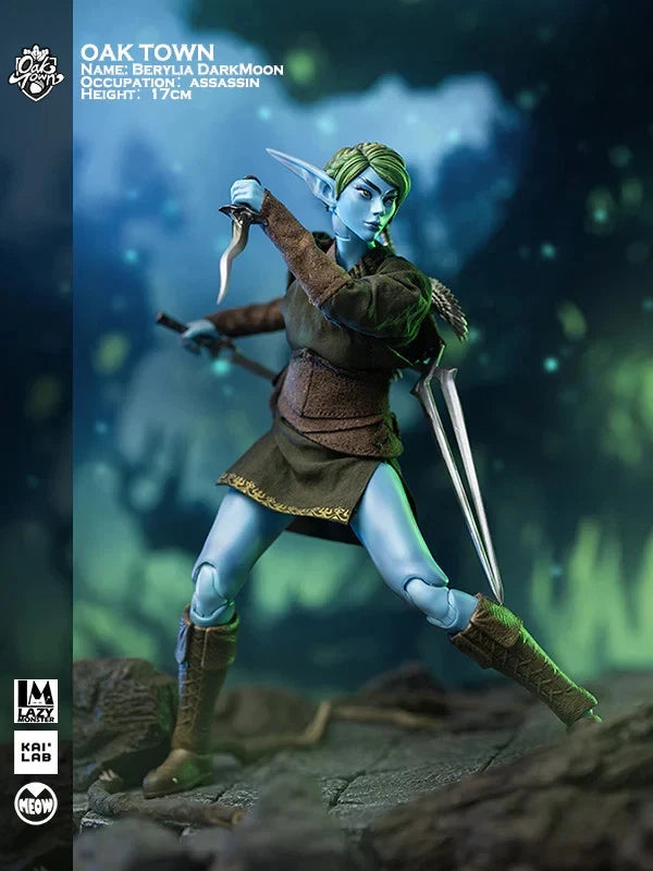 Lazy Monster Studio Oak Town Berylia Darkmoon Assassin 1/12 Scale Action Figure