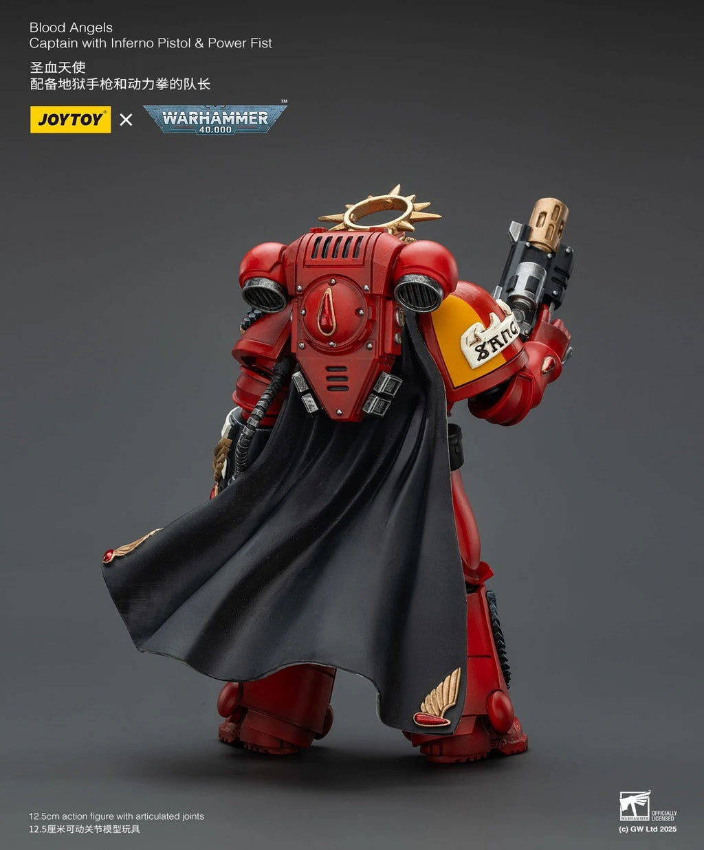 JoyToy Blood Angels Captain – Warhammer 40,000 1/18 Scale Figure