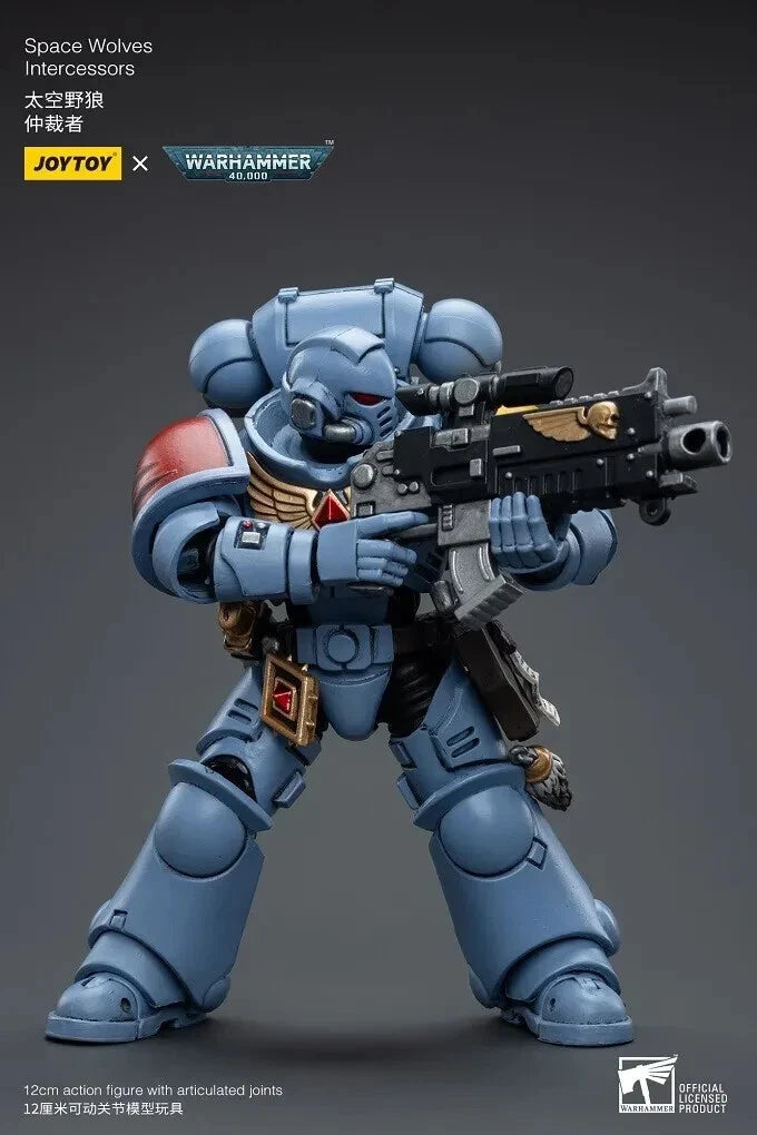 Warhammer 40K JoyToy Space Wolves Intercessor 1/18 Scale Action Figure