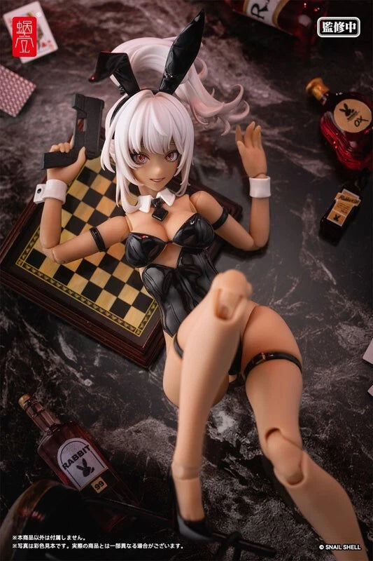 Snail Shell Bunny Girl Eileen Black Variant 1/12 Scale Action Figure