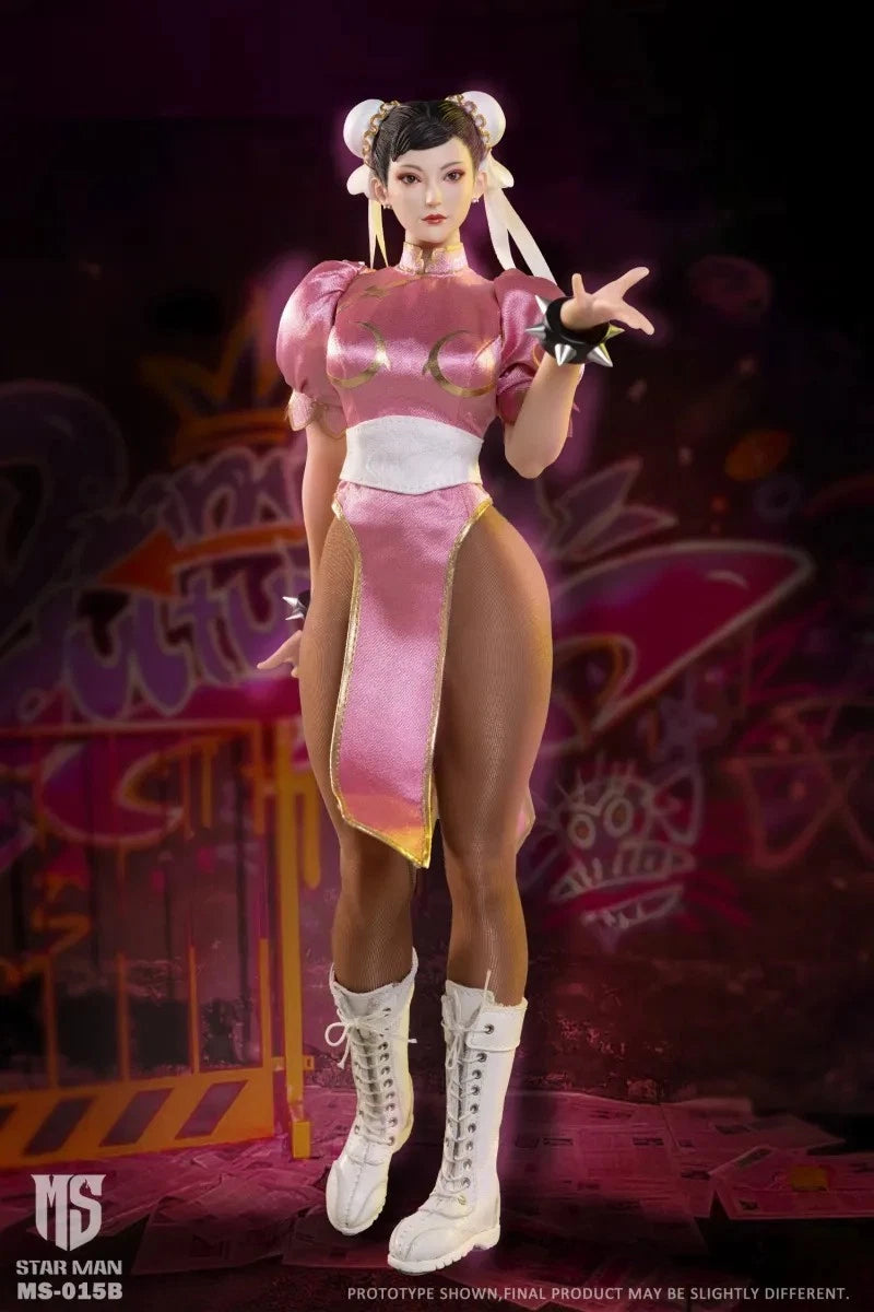 Star Man MS-015A Chun-Li Red Version 1/6 Scale Action Figure