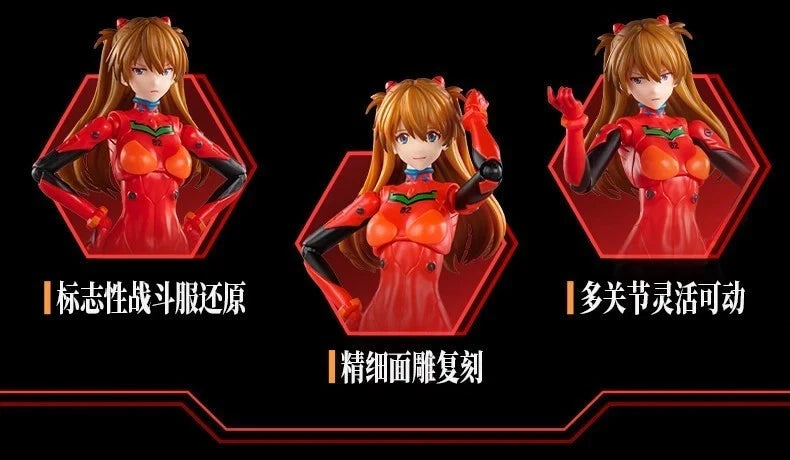 Blokees Asuka Langley Soryu Evangelion 1/12 action figure kit UK