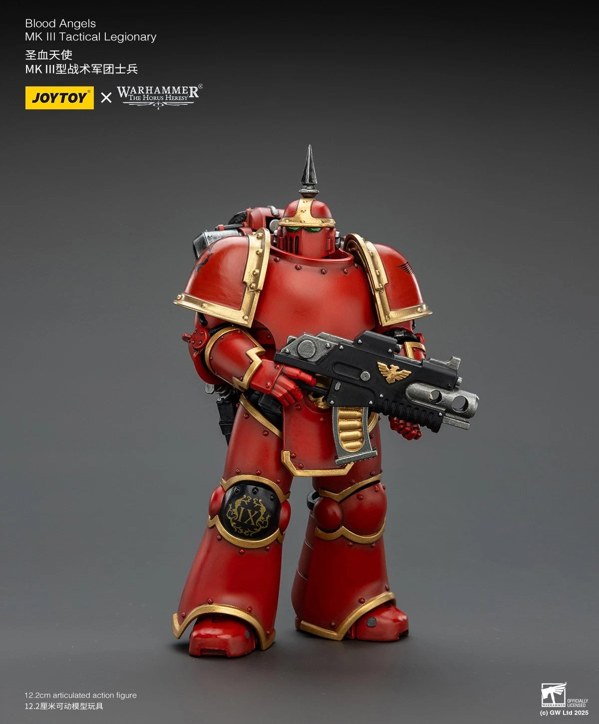 JoyToy Blood Angels MKIII Tactical Legionary – Warhammer: The Horus Heresy 1/18 Scale Figure