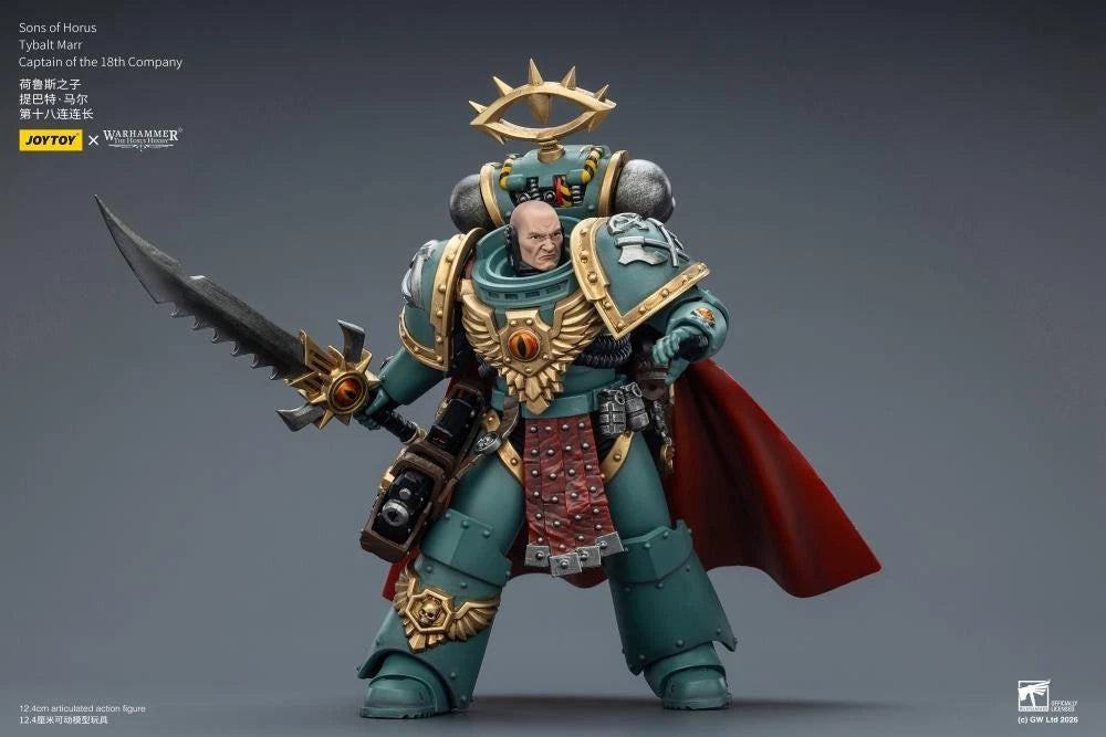 Warhammer 40k Joytoy Sons of Horus Captain Tybalt Marr 1 18 scale 30k UK