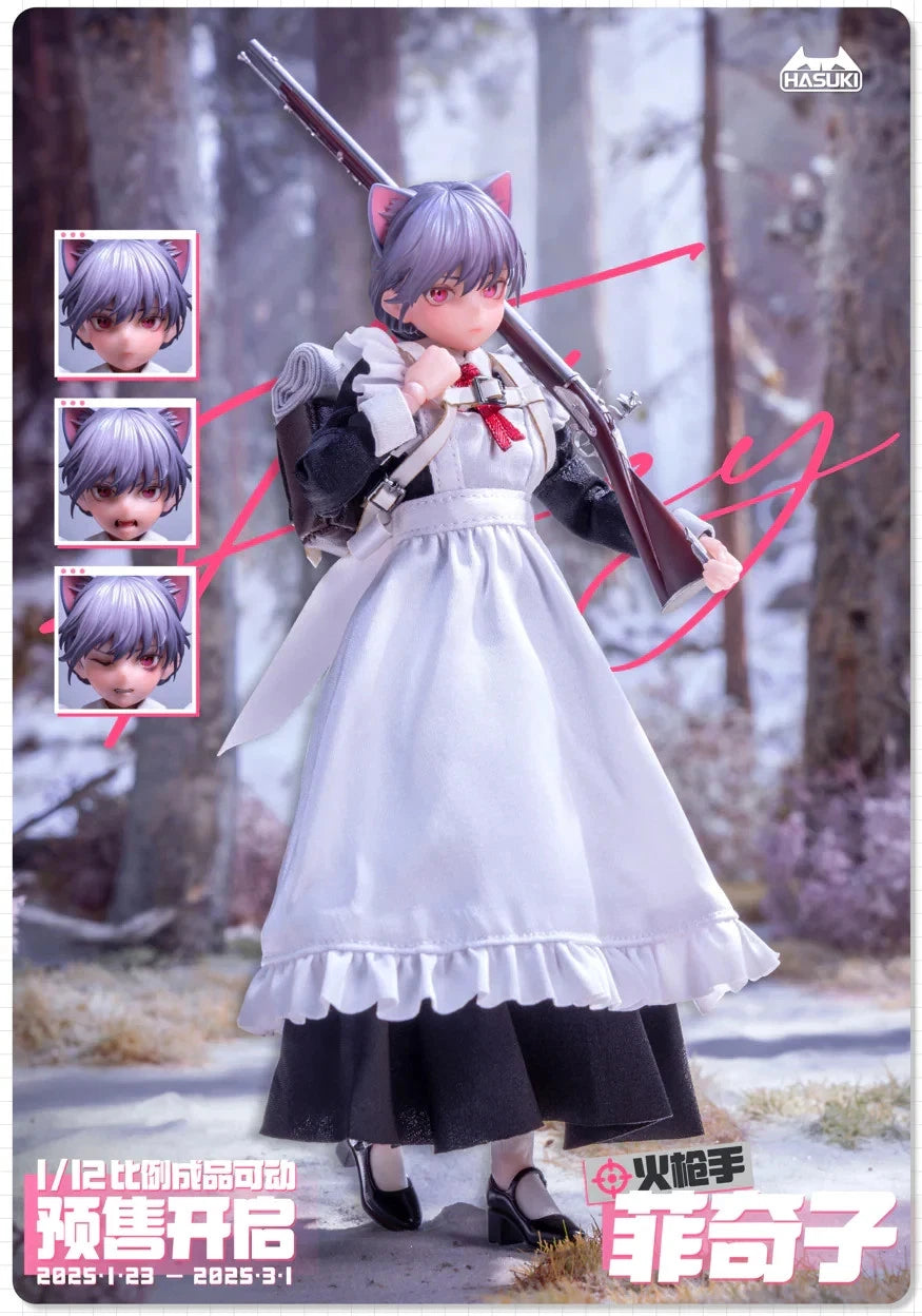 Hasuki  PA010 Pocket Art Musketeer Fikizi 1/12 action figure UK