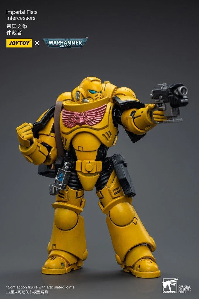 Warhammer 40K JoyToy Imperial Fists Intercessor 1/18 Scale Action Figure