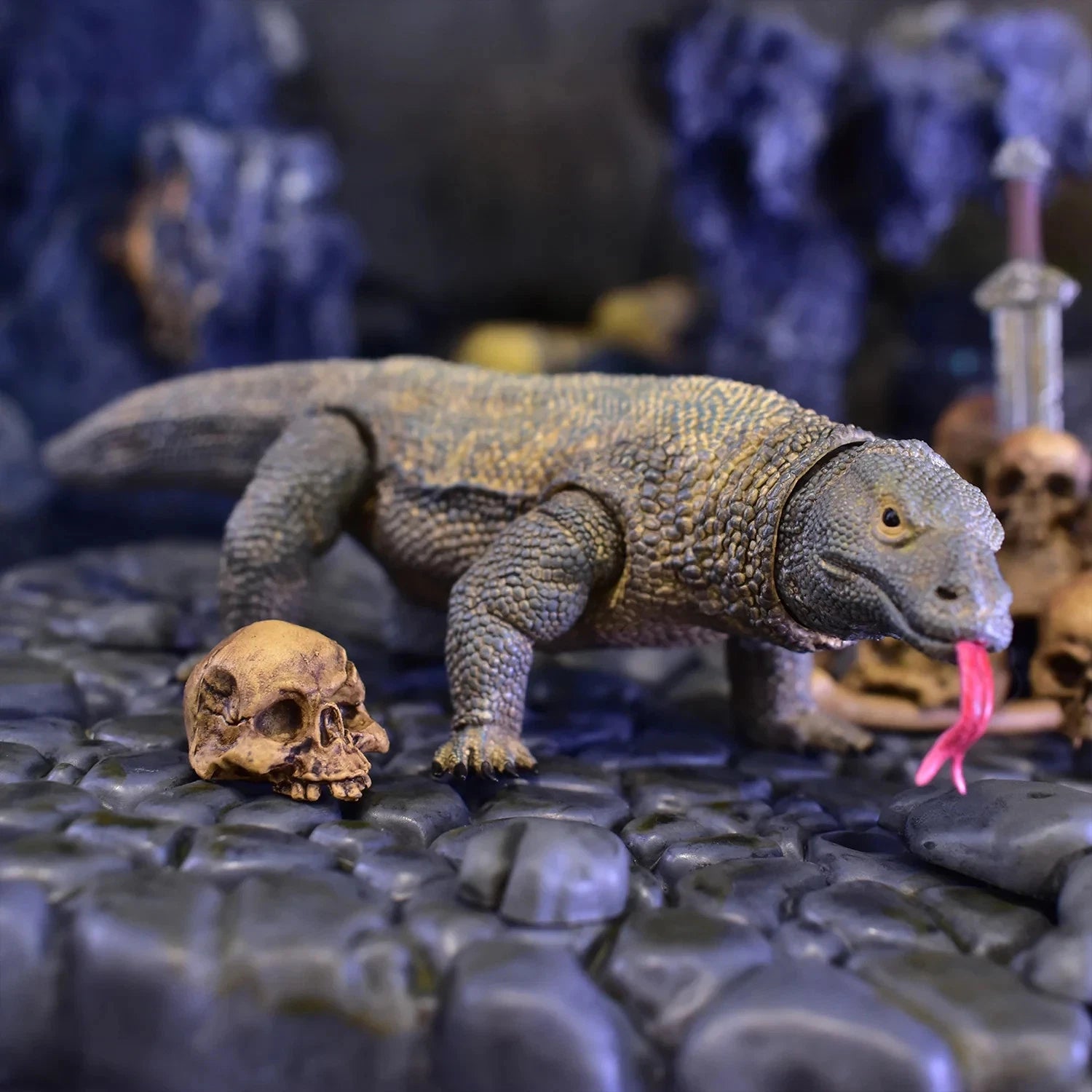Harvinger Studio Savage Crucible Deluxe Dungeon Diorama Set for 1/12 Scale Figures