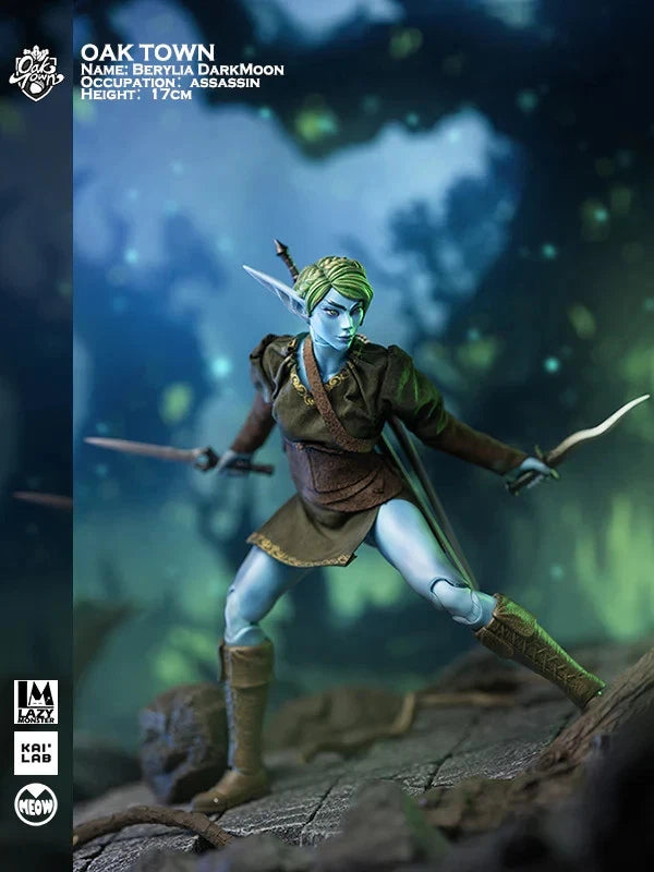 Lazy Monster Studio Oak Town Berylia Darkmoon Assassin 1/12 Scale Action Figure
