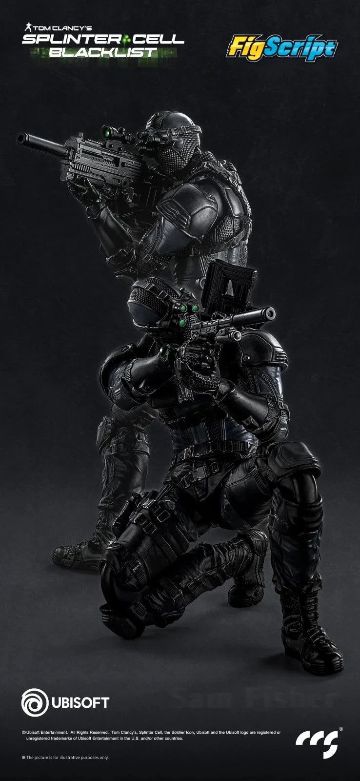 Figscript Sam Fisher Splinter Cell: Blacklist 1/12 scale action figure