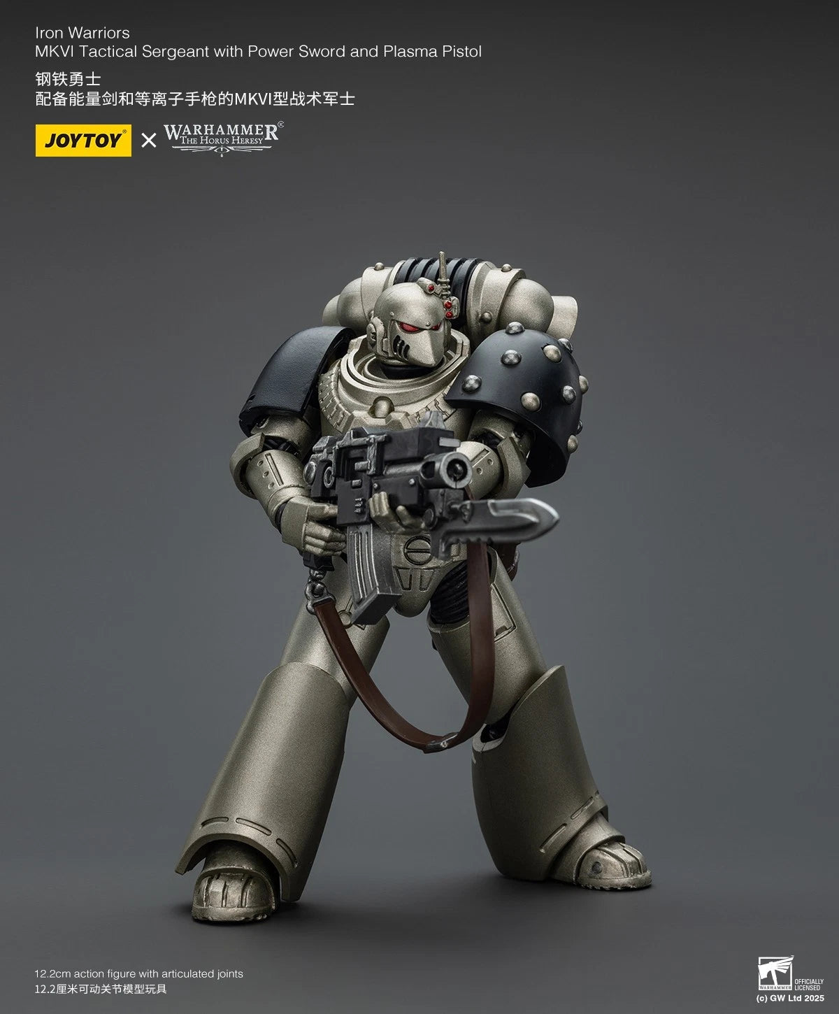 JoyToy Iron Warriors MKVI Tactical Sergeant – Warhammer: The Horus Heresy 1/18 Scale Figure