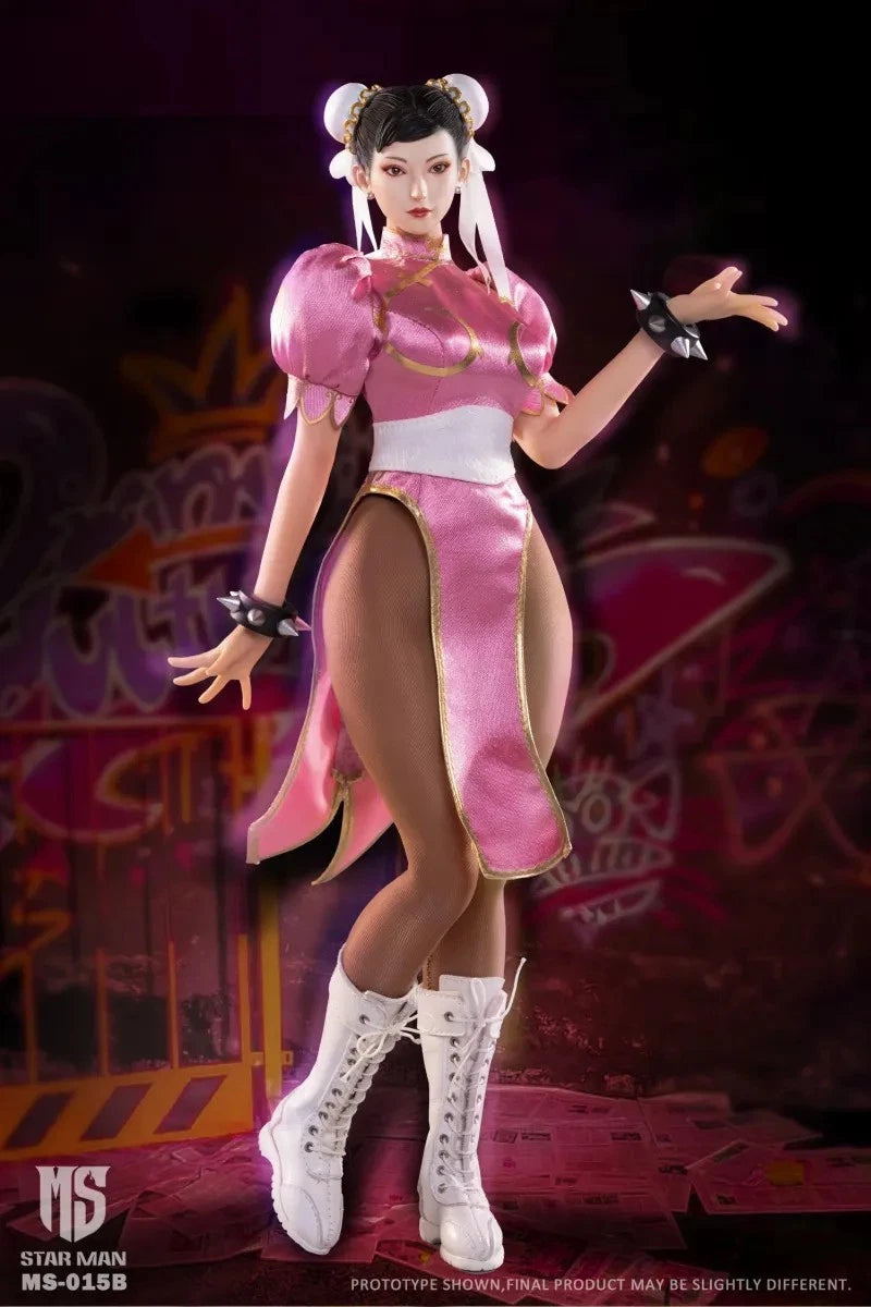 Star Man MS-015A Chun-Li Red Version 1/6 Scale Action Figure