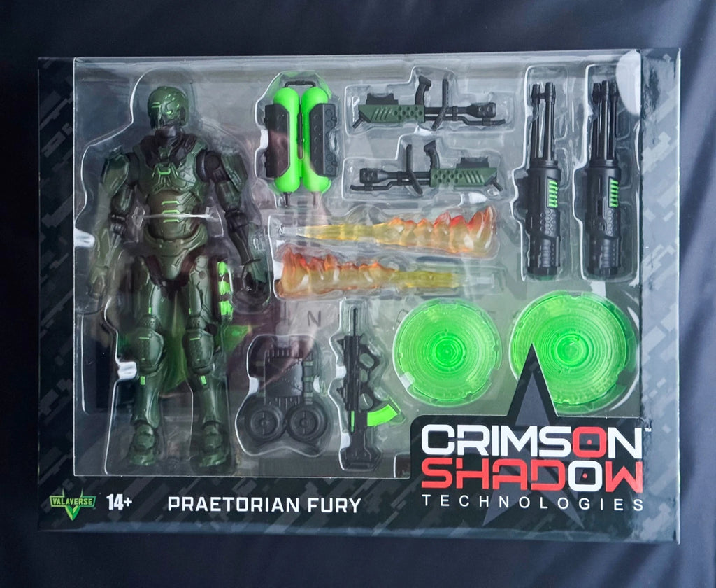 Valaverse Action Force Crimson Shadow Praetorian Fury 1/12 Scale Action Figure