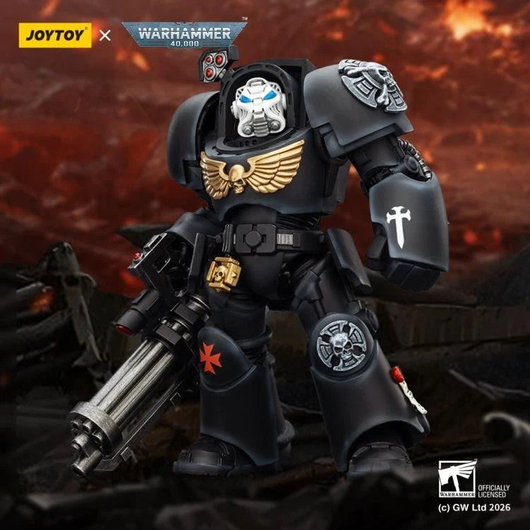 Warhammer 40k Joytoy Black Templars Terminators X 3 1/18 action  figure UK