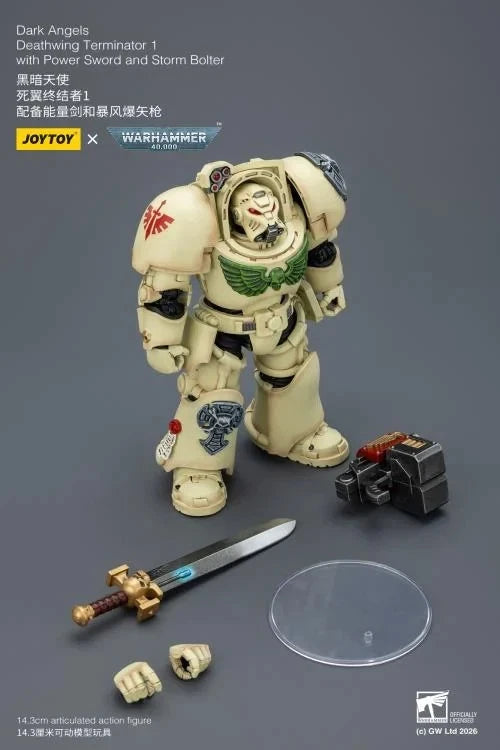 Warhammer 40k Joytoy Dark Angels Deathwing Terminators X 3 1/18 action figure UK