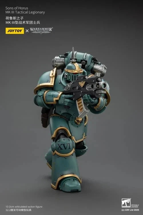 Warhammer 40k Joytoy Sons of Horus Legionary Horus Heresy MkIII 30k 1 18 UK