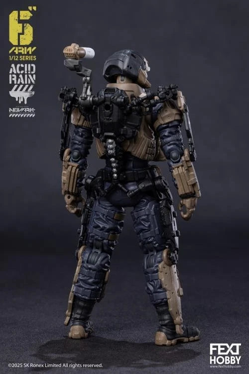 Acid Rain World: Novark Wave 1 four figures Fext 1/12 Scale Action Figures UK