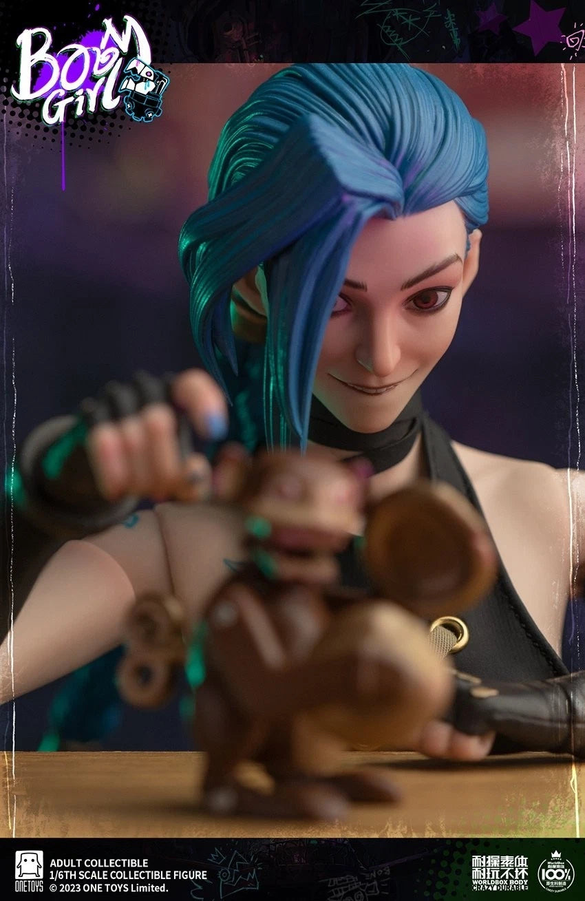 Onetoys Arcane League of Legends Jinx deluxe 1/6 scale action figure (12")