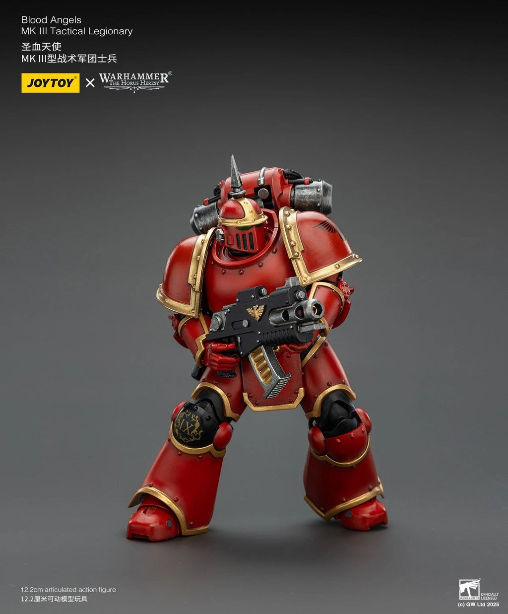 JoyToy Blood Angels MKIII Tactical Legionary – Warhammer: The Horus Heresy 1/18 Scale Figure