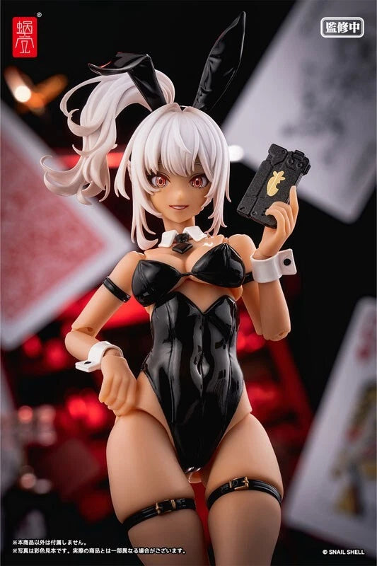 Snail Shell Bunny Girl Eileen Black Variant 1/12 Scale Action Figure