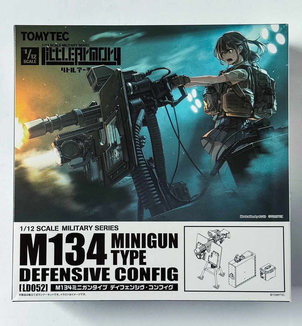 Tomytec Little Armory M134 Minigun defensive config 1 12 kit action figure UK