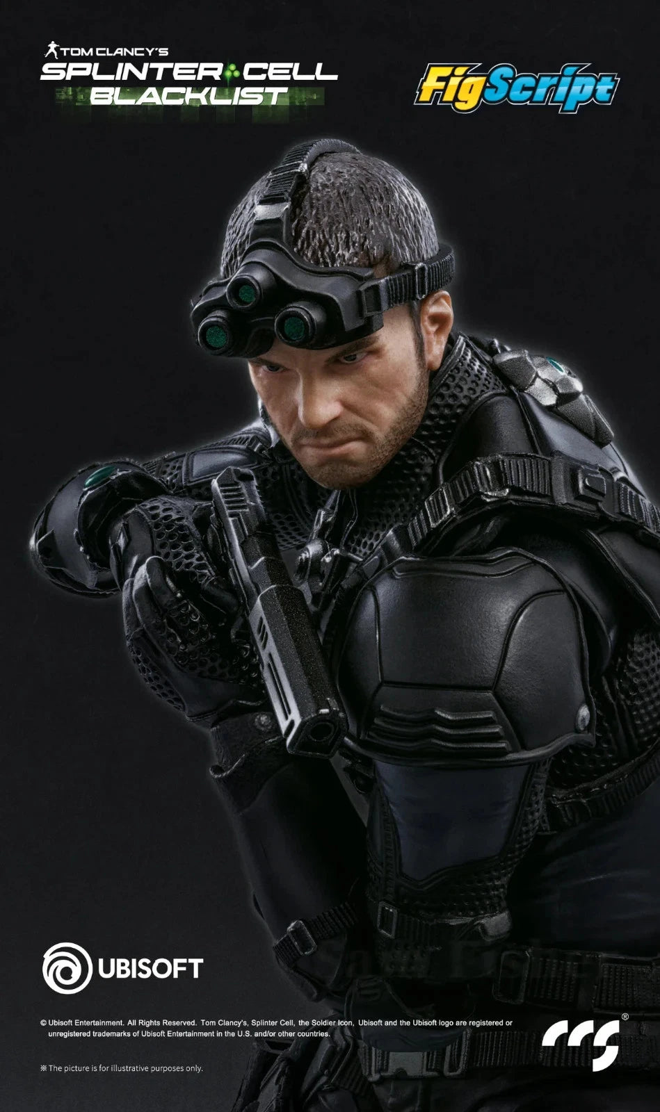 Figscript Sam Fisher Splinter Cell: Blacklist 1/12 scale action figure