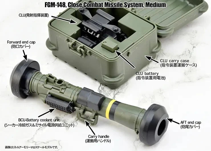 Tomytec Little Armory FGM-148 Javelin missile launcher 1 12 kit action figure UK