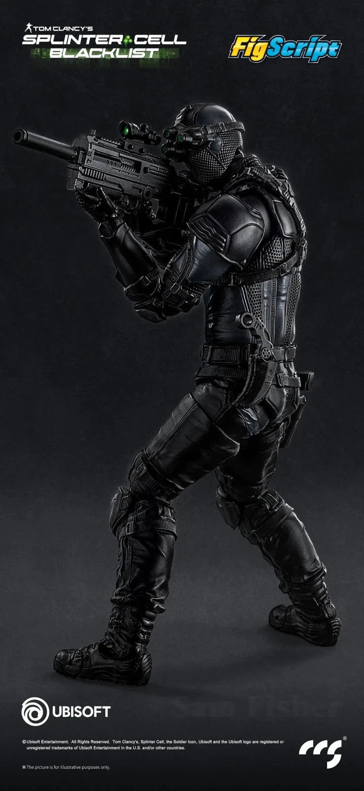 Figscript Sam Fisher Splinter Cell: Blacklist 1/12 scale action figure