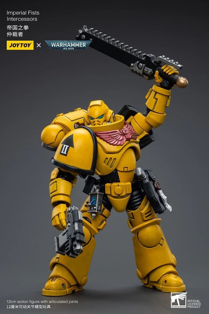 Warhammer 40K JoyToy Imperial Fists Intercessor 1/18 Scale Action Figure