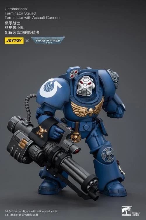 Warhammer 40K JoyToy Ultramarines Terminator (Assault Cannon) 1/18 Scale Action Figure