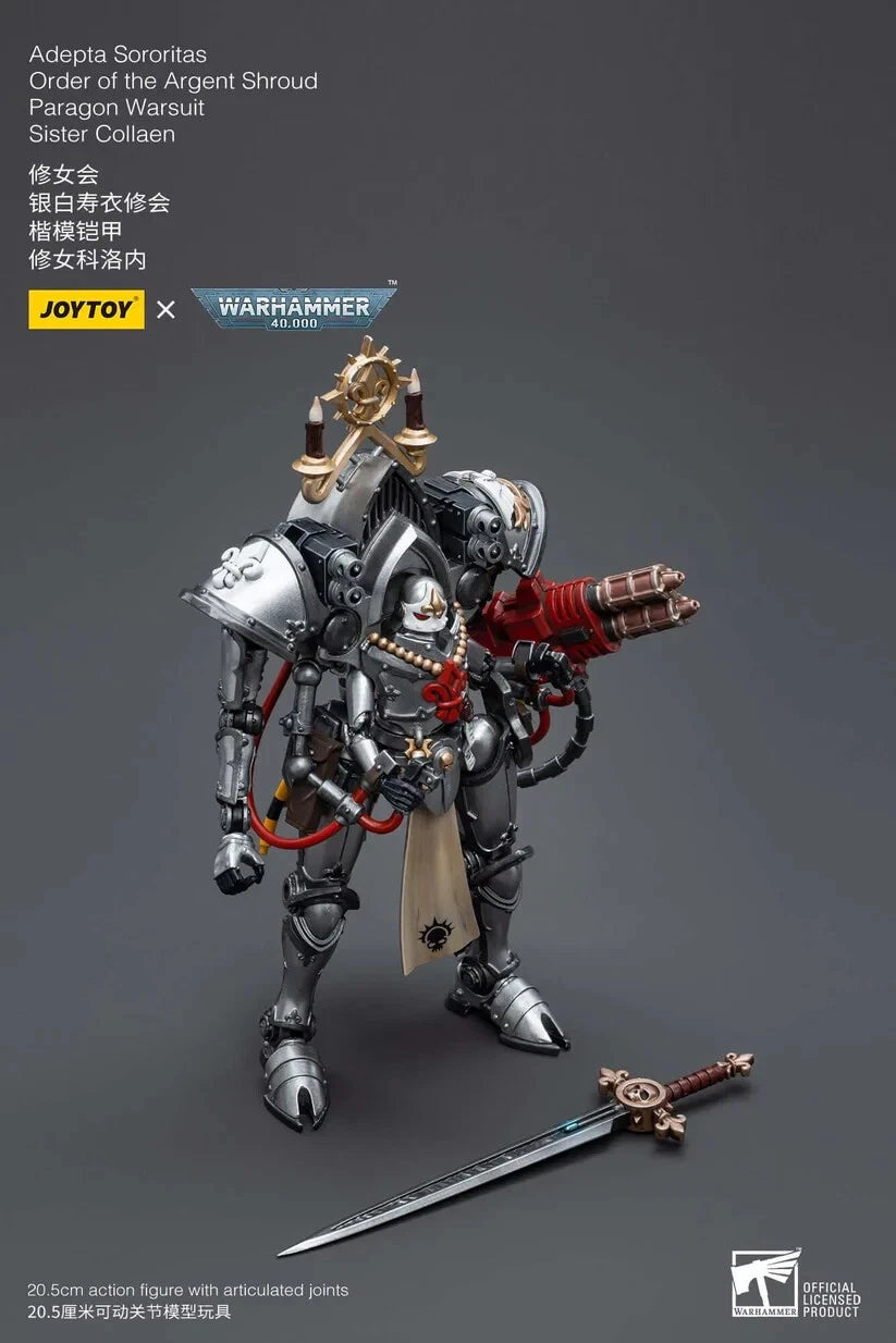 Warhammer 40K JoyToy Adepta Sororitas Paragon Warsuit Sister Collaen 1/18 Scale Action Figure