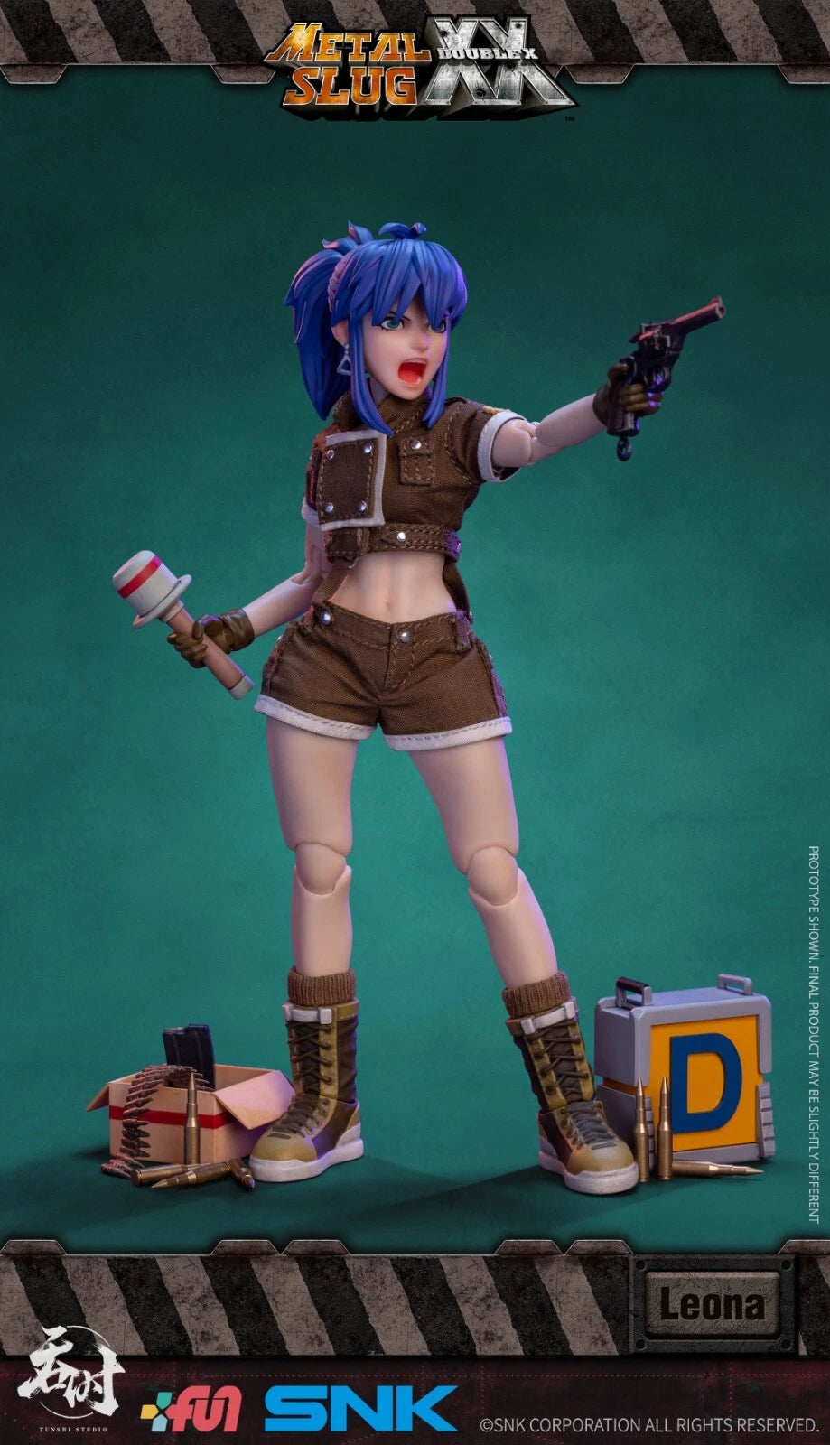 Tunshi Studio Metal Slug XX Leona Heidern 1/12 Scale Action Figure