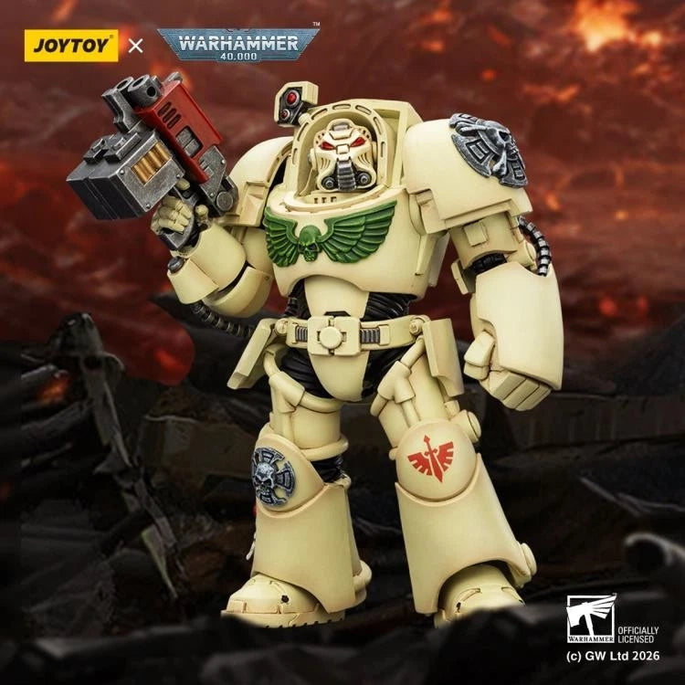 Warhammer 40k Joytoy Dark Angels Deathwing Terminators X 3 1/18 action figure UK