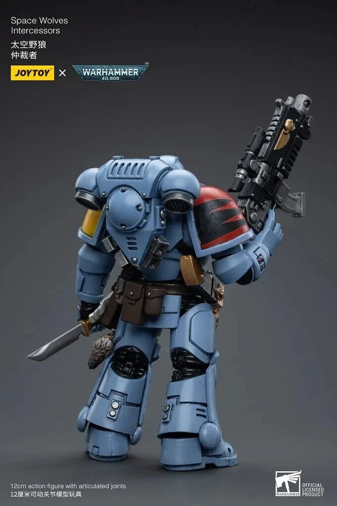 Warhammer 40K JoyToy Space Wolves Intercessor 1/18 Scale Action Figure