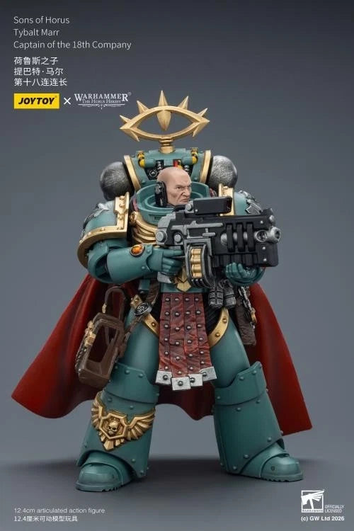 Warhammer 40k Joytoy Sons of Horus Captain Tybalt Marr 1 18 scale 30k UK