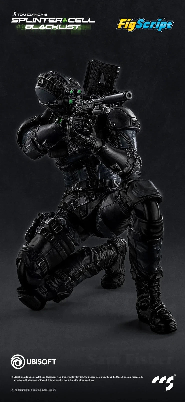 Figscript Sam Fisher Splinter Cell: Blacklist 1/12 scale action figure