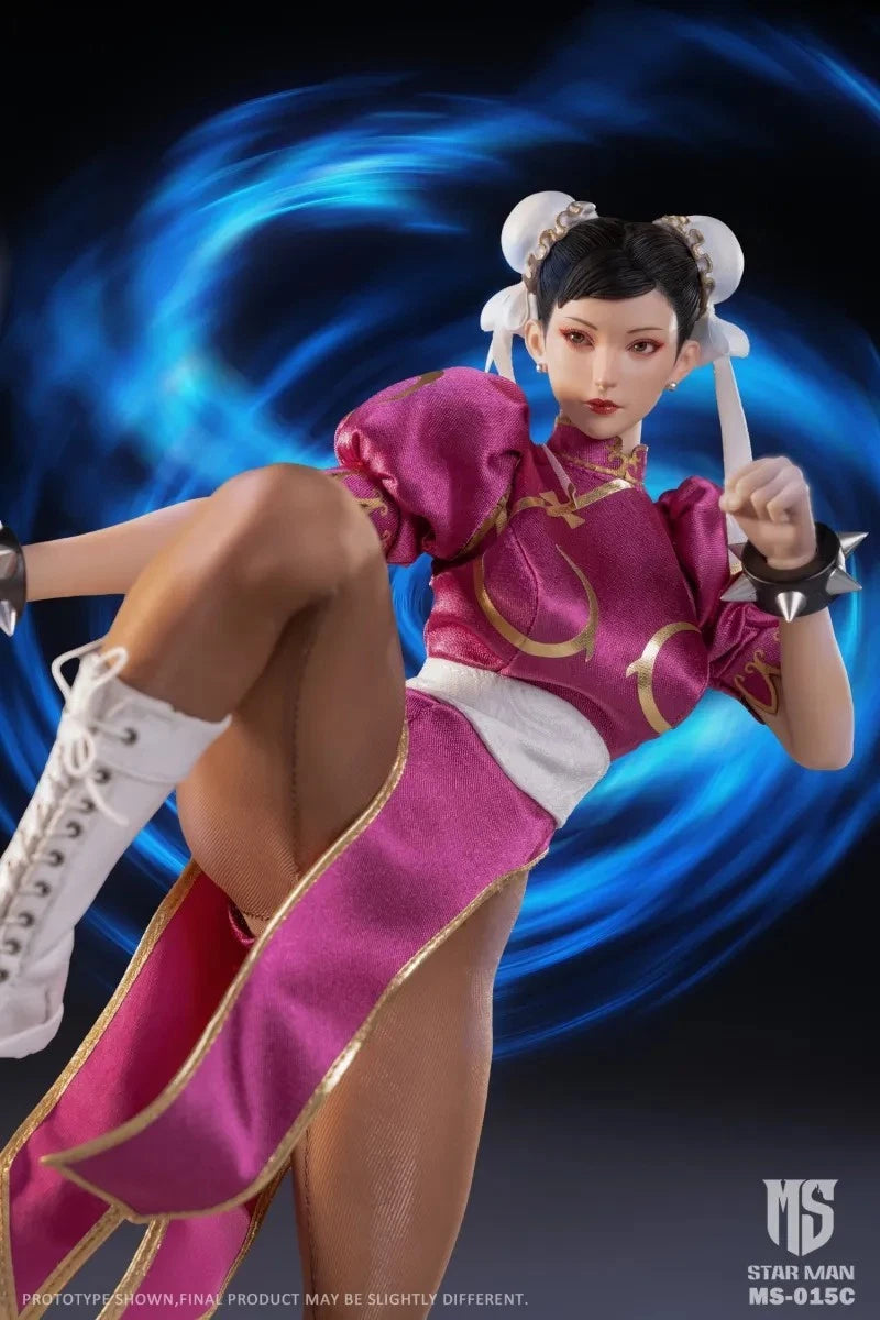 Star Man MS-015A Chun-Li Red Version 1/6 Scale Action Figure