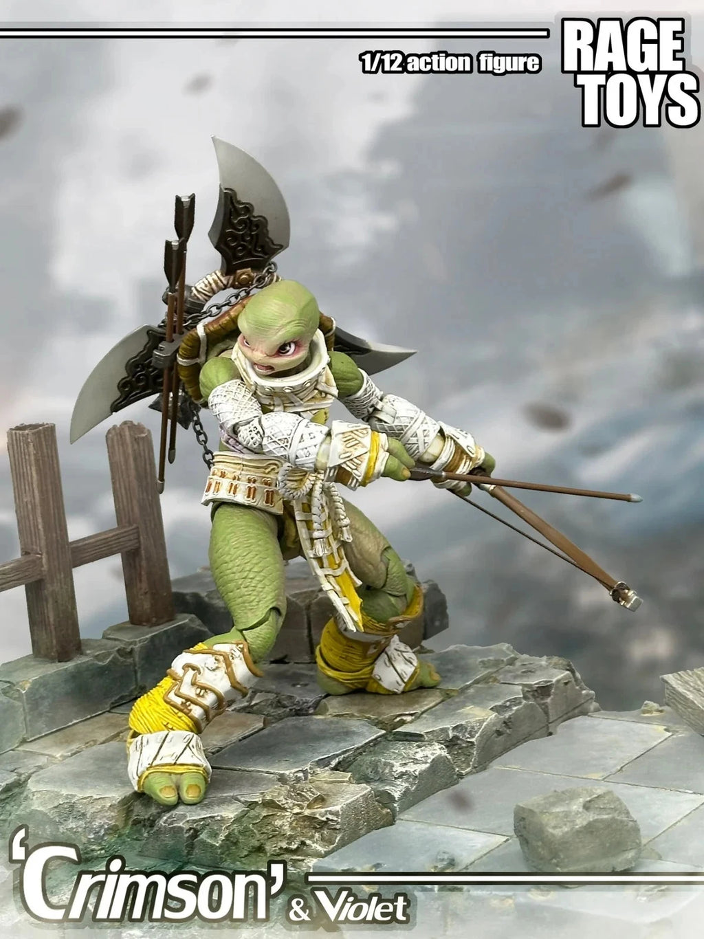 Rage Toys Samurai Force Turtle sisters Crimson