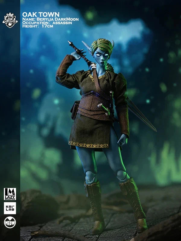 Lazy Monster Studio Oak Town Berylia Darkmoon Assassin 1/12 Scale Action Figure