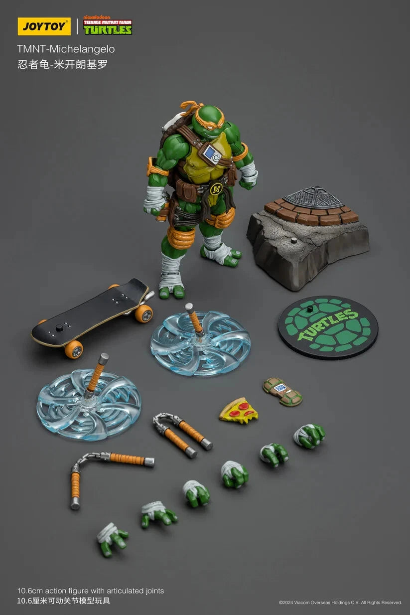 JOYTOY Teenage Mutant Ninja Turtles Michelangelo 1 18 action figure UK