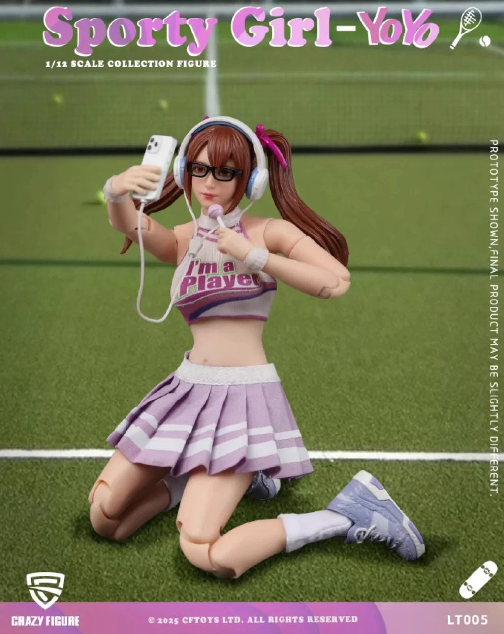 CFtoys Crazy Figure Sporty Girl Yoyo 1/12 Scale Action Figure UK