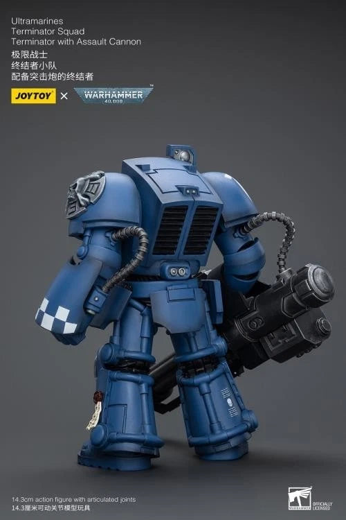 Warhammer 40K JoyToy Ultramarines Terminator (Assault Cannon) 1/18 Scale Action Figure